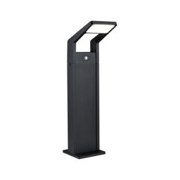 Paulmann 94860 LED Bollard Light Juntea Motion Sensor IP44 585mm 3000K 11W 900lm 230V Anthracite Aluminium Outdoor luminaire