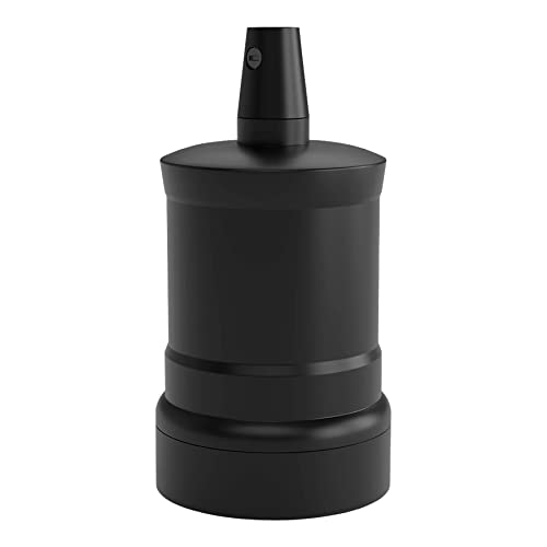 Calex 60W 250V E27 Aluminium Model Peak M-035 Lamp Holder 48mm Diameter Matt Black