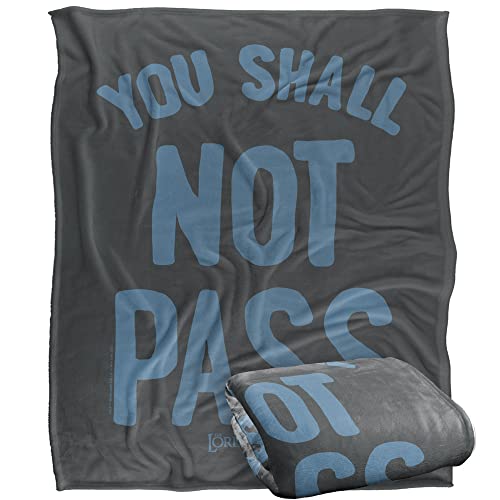 LORD OF THE RINGS Blanket, 152 x 127 cm The Almighty Gandalf Silky Touch Super Soft Throw Blanket
