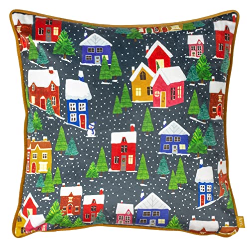 furn. Christmas Together Twilight Town Cushion Cover, 43 x 43cm
