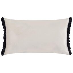 furn. Wylder Tilly Velvet Cushion Cover - Lace/Black - 30x50cm