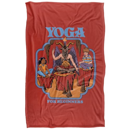 Steven Rhodes Yoga For Beginners Silky Touch Super Soft Throw Blanket 91 X 147 Cm