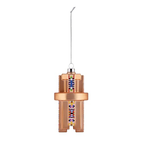 Alessi Prism ESA06 2 - Design Christmas Tree Ornament, in Blown Glass, Hand-decorated