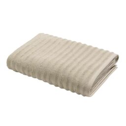 Douceur d'Intérieur, Bath Towel 90 x 150 cm Maya Taupe 100% Cotton Terry Cloth