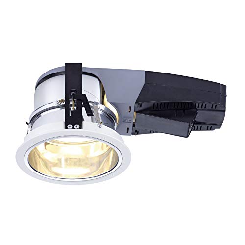 SLV Essens recessed Ceiling Light/Lighting for Walls, Paths, entrances, LED Spotlight Outdoor, recessed Light Outdoor, Garden lamp, Ceiling Spotlight / G24q-3 IP44 26W White