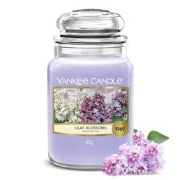 Yankee Candle Scented Candle - Lilac Blossoms Large Jar - Long Burning Candles: up to 150 Hours - Perfect Gifts for Women