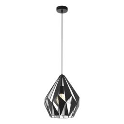 Eglo Carlton 1 Pendant Lamp, Single-Light Vintage Pendant