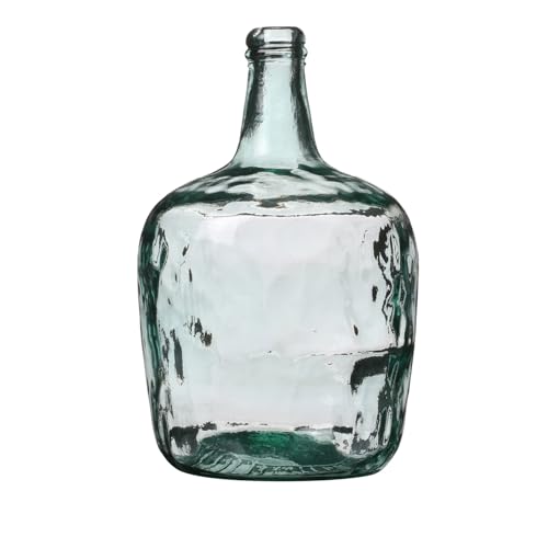 Natural Living Vase Lady Jeanne 8L Recycled Glass Diameter 21 cm x Height 36.5 cm