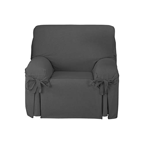 Martina Home Sofa Cover Ties Turia 1 Seater Anthracite