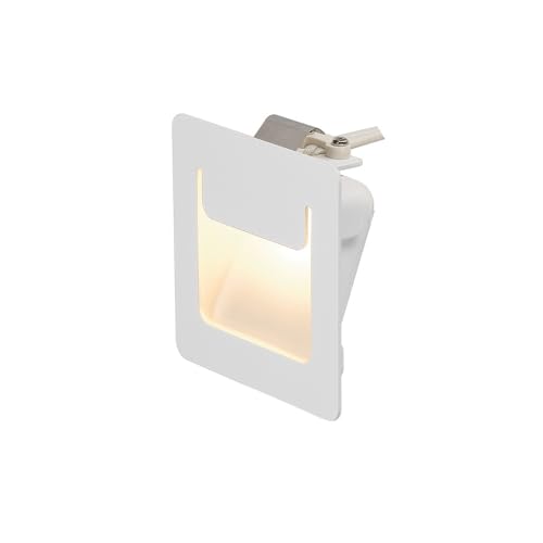 SLV recessed Wall Light DOWNUNDER PUR 80 / Internal Ceiling and Wall Illumination, recessed Light, Wall-Mounted Light, Ceiling spot / 3000K 3.6W 180lm White