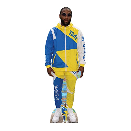 Star Cutouts CS1024 Floyd Mayweather Cardboard Cutout with Mini - Free Standing, Quick Set Up, Boxing parties, sports events and fan gifts