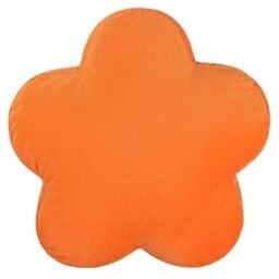 Heya Home Flower Ready Filled Cushion,Orange,45 x 45cm