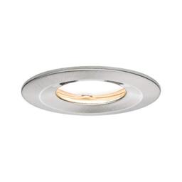 Paulmann 93882 Premium Recessed Light Set Coin Slim dimmable Round Rigid IP65 LED 1x6.8W 230V 51mm br Iron/alu