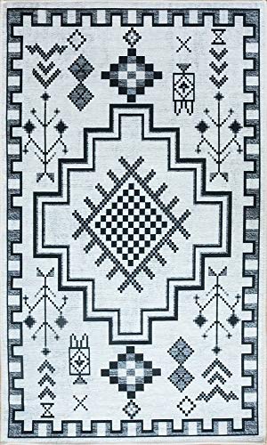 MANI TEXTILE Berbere Rug Polyester Grey 120 x 180