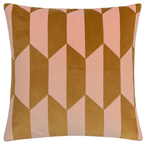 furn. Kalho Polyester Filled Cushion,Pink/Ochre,45 x 45cm