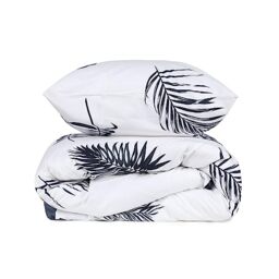 WELL HOME MOBILIARIO & DECORACIÓN Duvet Cover Set + 2 Pillowcases 240 x 220 White Black Dark Blue