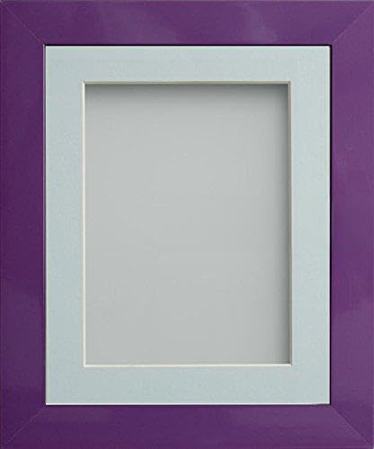 Frame Company Candy Range Purple Picture Photo Frames with Mount *Choice of Colours*