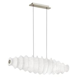 EGLO Pendant Lamp Tonnara, Dining Table pendant light, Nickel Matte Steel