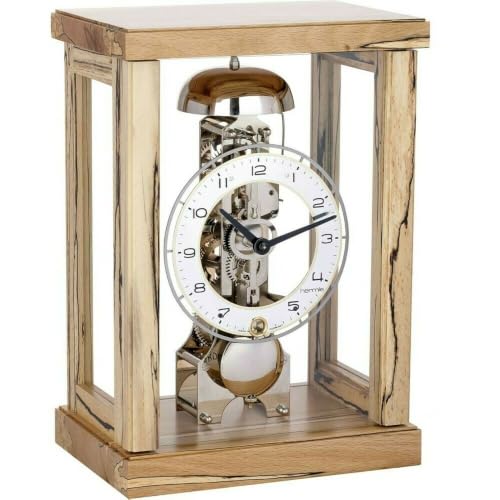 Hermle 23056-T30791 Puristic Table Clock Ice Beech
