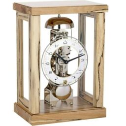 Hermle 23056-T30791 Puristic Table Clock Ice Beech