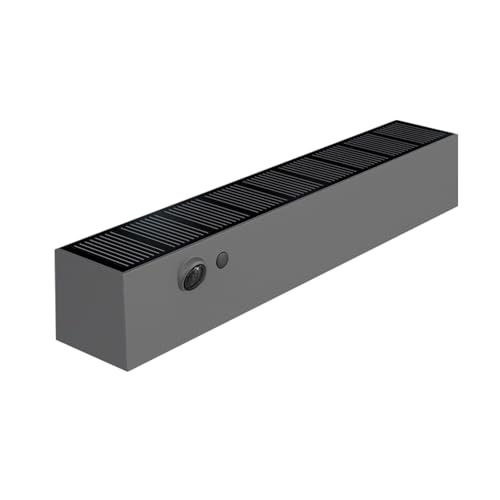 Velamp 1000 Lumen LED Solar Outdoor Light, Wall Lamp with Motion Sensor, IP44 Waterproof Solar Lamp. for Gardens, terraces, and Balconies.
