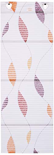 Home Fashion Paolo Magnetic Roller Blind Horizontal Stripes Digital Print 130 x 45 cm Multi-Coloured