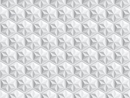 Laroom Vinyl Rug for Children Origami Design, Anti-Lossing Vinyl, Grey, 100 x 133 cm