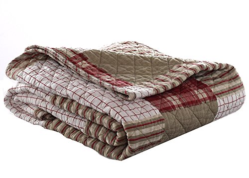 "Eddie Bauer Home Quilted Throw, 50"" x 60"", Camino Island (206705)"