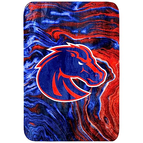 "College Covers Everything Comfy Boise State Broncos Color Swept Soft Throw Blanket, 30"" x 40"""