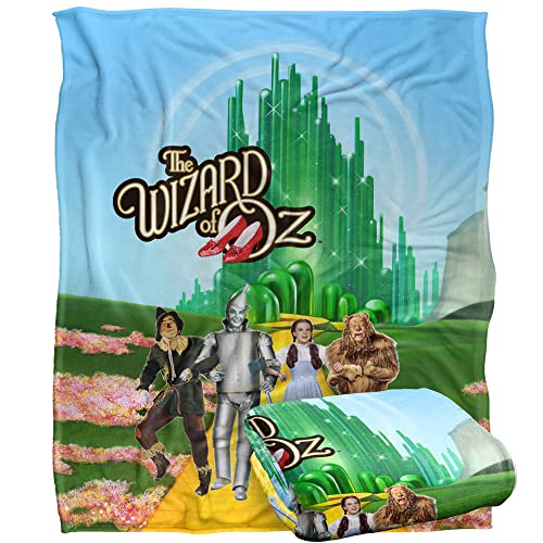 THE WIZARD OF OZ Group Shot 1 Silky Touch Super Soft Throw Blanket 152 x 127 cm