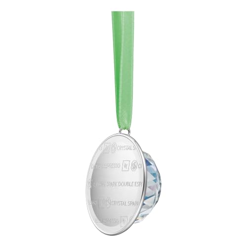Swarovski Nespresso X Swarovski Festive Crystal Ornament, Vertuo Capsule