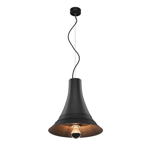 SLV Pendant Light BATO 35 PD/Living Room lamp, Indoor Lighting, Dining Room Drop Light, LED, Ceiling Light / E27 60W 666lm Black