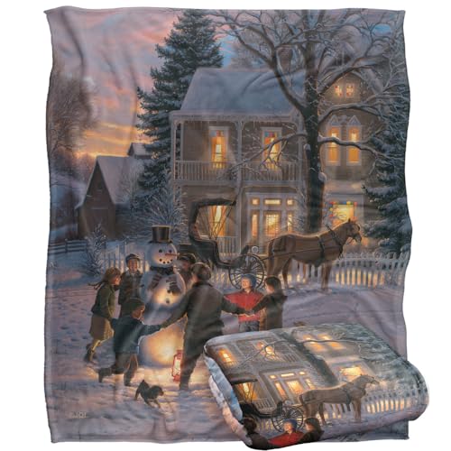 Jq Licensing - Mk Laughing All The Way Silky Touch Super Soft Throw Blanket 152 X 127 Cm