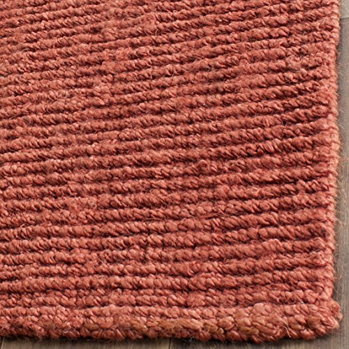 Safavieh Natural Fiber Indoor Hand Made Rectangle Area Rug, Natural Fiber Collection, NF447, in Rust, 122 X 183 cm for Living Room, Bedroom or Any Indoor Space
