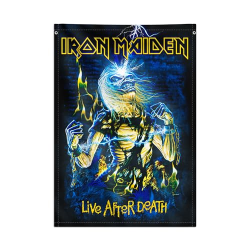Grupo Erik Decorative Flag - Iron Maiden Gifts - 27.5 x 39.3 inches - 70 x 100 cm Wall Tapestry, Wallscroll, Hanging scroll, Poster, Kakemono - Wall Decor, Iron Maiden Merchandise