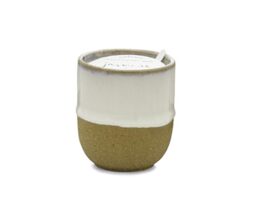 Paddywax Scented Candles Premium Kin Range Candle in Reusable Glazed Ceramic Pot, 99g, Jasmine + Bamboo