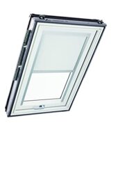 Original Roto Blackout Roller Blind ZRV Almost complete Blackout Guide Rail Silver For Roto Roof Windows Series Designo R6/R8, i8 and Classic 64/84 Size 094/078 - 09/07 Colour White