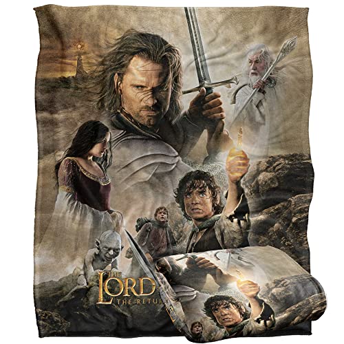 LORD OF THE RINGS The Blanket, 152 x 127 cm Return of The King Poster Silky Touch Super Soft Throw Blanket