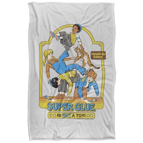 Steven Rhodes Superglueis Not A Toy Silky Touch Super Soft Throw Blanket 91 X 147 Cm