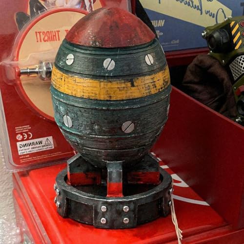 INLDY Nuke Bomb Storage Box, Nuclear Bomb Desktop Decorations, 3D Openable Resin Rocket Sculpture, Mini Nuke Statue Model, Mini Storage Box Decor