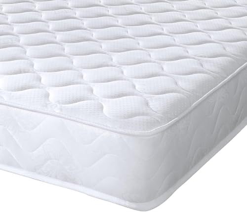 eXtreme comfort ltd Flame Essentials Orthopaedic Double Mattress 4’6 FT (135x190cm) - Firm Support Foam - Maximum Value All-Foam - 14cm Deep - UK Made