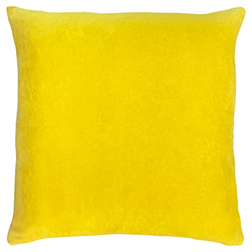 furn. Tanda Polyester Filled Cushion, Cotton, Lemon/Lilac