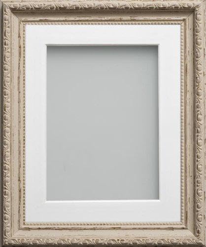 Frame Company Brompton Range Shabby Chic Picture Photo Frame With White Mount * Choice of Sizes*