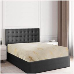 GC GAVENO CAVAILIA Teddy Fleece Duvet Cover, Fluffy Fitted Sheet, Warm Cozy Ultra Soft Bed Set, Polyester, Unicorn-Cream, Double