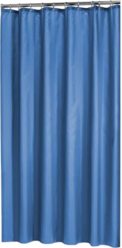 Sealskin Madeira Shower Curtain, Polyester, Blue, 120 x 200 cm