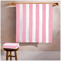 GC GAVENO CAVAILIA Microfiber Beach Towel Large - Super Absorbent Sand Free Beach Towels - Extra Large Beach Towel for Adults (100x200 cm) - Soft, Compact, Lightweight (1 Piece) - Baby Pink