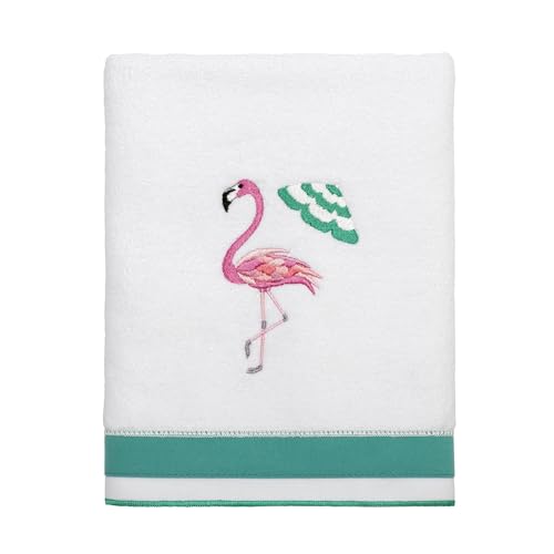 Avanti Linens - Hand Towel, Soft & Absorbent Cotton (Flamingo Paradise Collection)