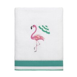 Avanti Linens - Hand Towel, Soft & Absorbent Cotton (Flamingo Paradise Collection)