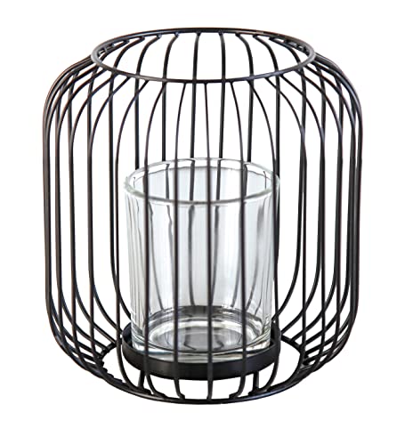 Kleine Wolke Black Candle Holder Length 14.8cm Width 15.2cm Height 15.2cm