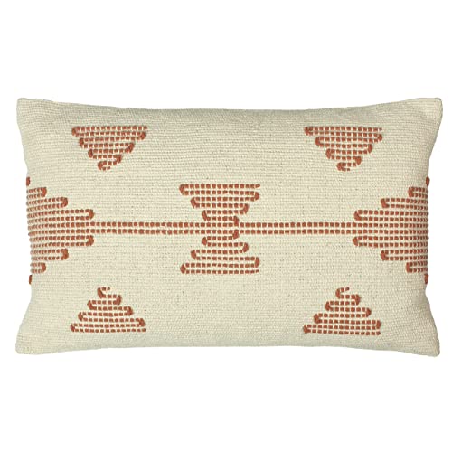 furn. Sonny Polyester Filled Cushion, Cotton, Brick